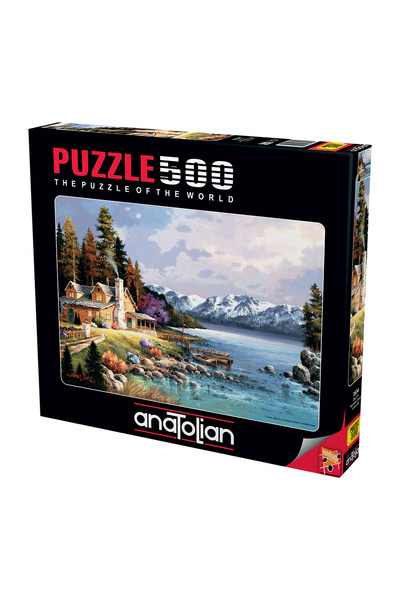 Anatolian Puzzle 500 Parça Yapboz Puzzle - Dağ Evi 3534