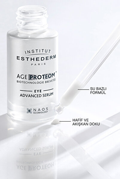 Institut Esthederm Age Proteom Eye Advanced Serum Peptit İçeren, Sıkılaştırıcı, Aydınlatıcı Göz Çevresi Serumu 15 ml