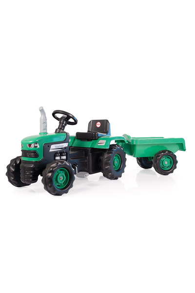 Dolu Dolu 8053 Römorklu Traktör Pedallı Yeşil