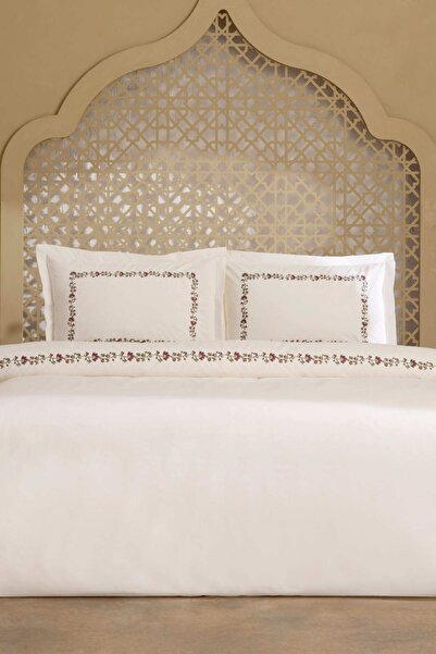 Karaca Home Σετ Παπλωματοθήκης Διπλό Merlith Λευκό