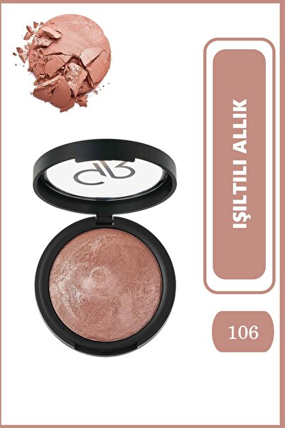 Golden Rose Baked Stardust No: 106 - Sedefli ve Işıltılı Fırınlanmış Allık