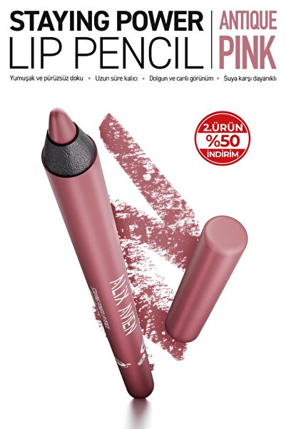 Alix Avien Suya Dayanıklı Uzun Süre Kalıcı Yumuşak Dudak Kalemi - Staying Pow...