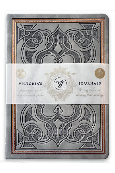 Victoria's Journals Vintage Old Book Notebook 14X20 Cm. 80g. 160 Sheets. Lined.