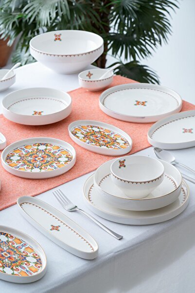 ACAR Vega 6 Kişilik 45 Parça Kahvaltı & Yemek Takımı