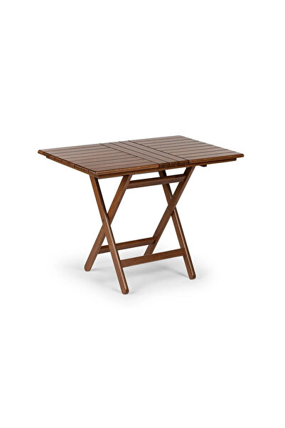 Genel Markalar Atina Katlanır Masa 60x100 - Dış Mekan Dikdörtgen Ahşap Bahçe,...