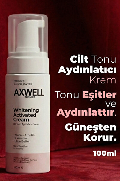AXWELL PREMIUM Cilt Beyazlatıcı Aydınlatıcı Alpha Arbutin Leke Karşıtı Krem V...