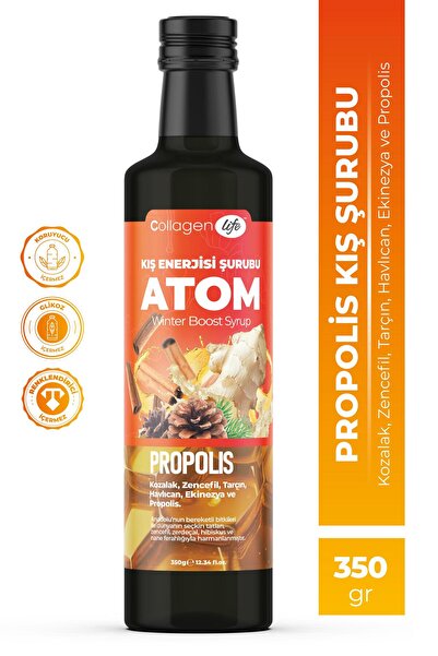 COLLAGEN LIFE Atom Kış Enerjisi Kozalak Pekmezi, Tarçın, Havlıcan, Zencefil, ...
