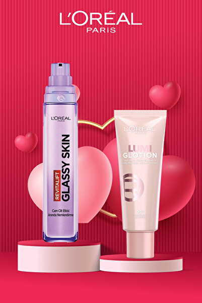 L'Oreal Paris Revitalift Filler Glassy Skin Cam Cilt Etkili Krem + 901 Fair G...
