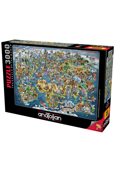 Anatolian Puzzle 3000 Parça Yapboz Puzzle - Harika Dünya 4923