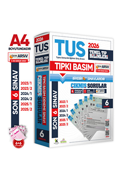 İnformal Yayınları 2026 TUS Temel Tıp Bilimleri ÖSYM Çıkmış Soru Tıpkı Basım ...