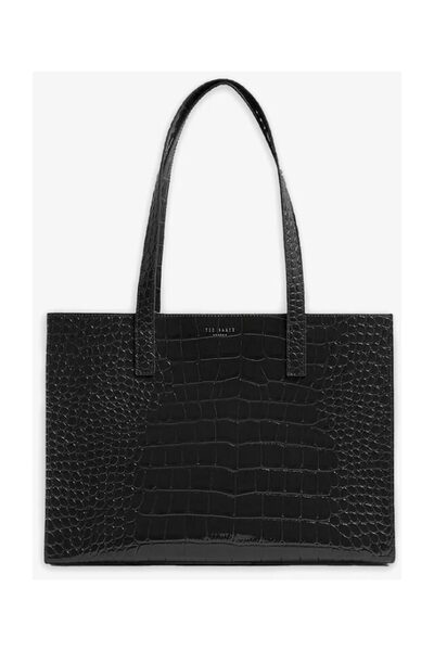 Ted Baker Croc Effect Elongated Icon Bag
