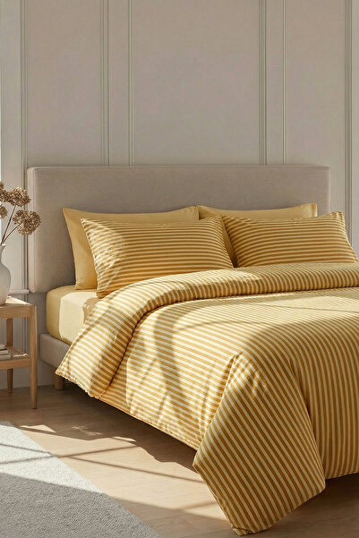 TRENDYOLMİLLA HOME Double Striped Duvet Cover Set Without Sheets Tphss26Ckn00009