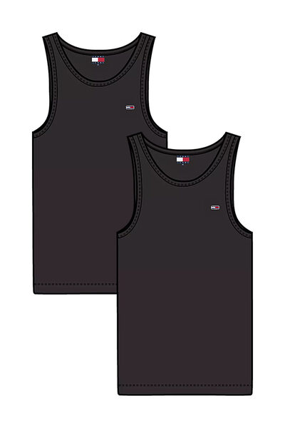 Tommy Hilfiger Ανδρικό T-Shirt Μαύρο / Μαύρο