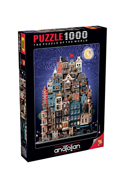 Anatolian Puzzle 1000 Parça Yapboz Puzzle - Amsterdam Starry Night 1183