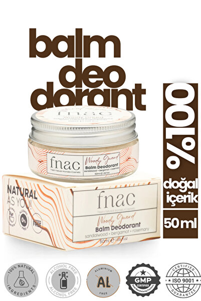 fnac %100 Doğal İçerikli Ter Kokusu Önleyici Krem Deodorant|Alüminyumsuz Alko...