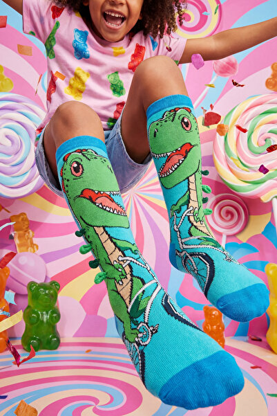 Katia&Bony Çocuk Dinozorlu Dizaltı Çorap