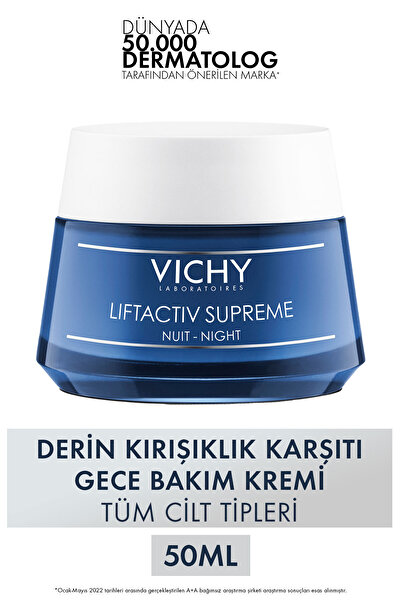 Vichy Liftactiv Supreme Gece Kremi 50 ml K2806