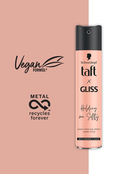 Taft Gliss Hold Me Softly Bakım Yapan Saç Spreyi 250 ML