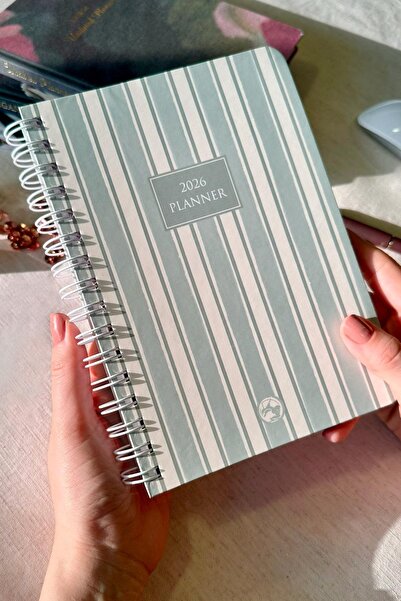 Le Color Agendă săptămânală 2026 cu spirală A5, 12 liniere lunare