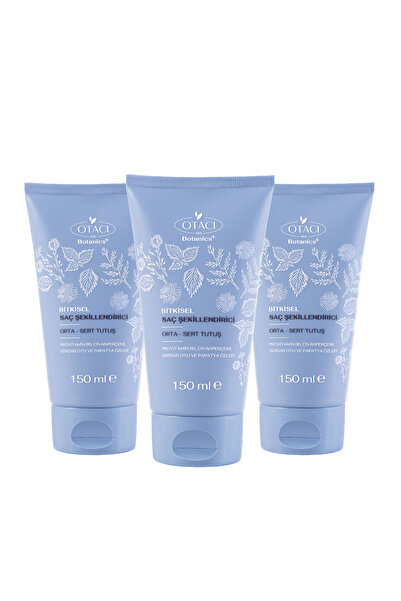 Otacı Bitkisel Saç Şekillendirici Orta & Sert Tutuş 150ML Üçlü Paket
