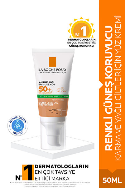 La Roche Posay Anthelios Uvmune 400 Oil Control Gel Spf 50+ Renkli Güneş Krem...