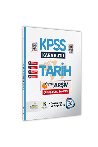 Karakutu Yayınları KPSS Tarihin Kara Kutusu 3.Cilt Dijital Çözümlü Konu Özetl...