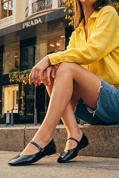 SOHO Schwarze Damen-Ballerinas 20842