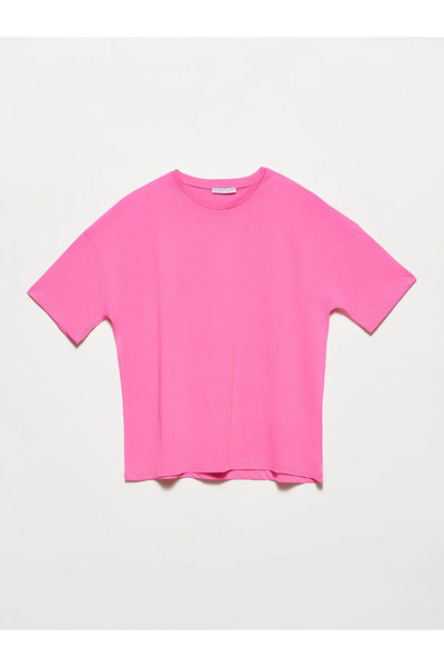 Dilvin 3683 Tricou de bază-roz