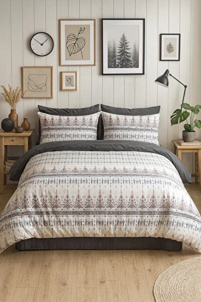 MyStory Home Dvostruki set navlaka za poplun sa elastičnim plahtama Estilla S...