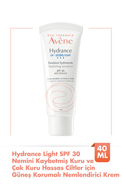 Avene Hydrance Light Хидратиращ крем със слънцезащита SPF 30 за суха и чувств...