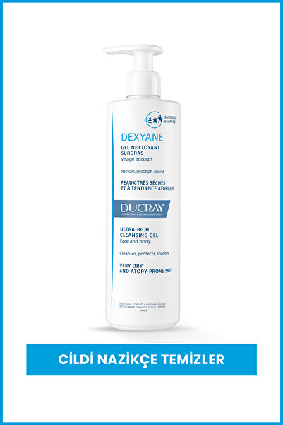 Ducray Dexyane Atopiye Eğilimli Ciltler İçin Cildi Yatıştırarak Temizleyen Yıkama Jeli 400 ml