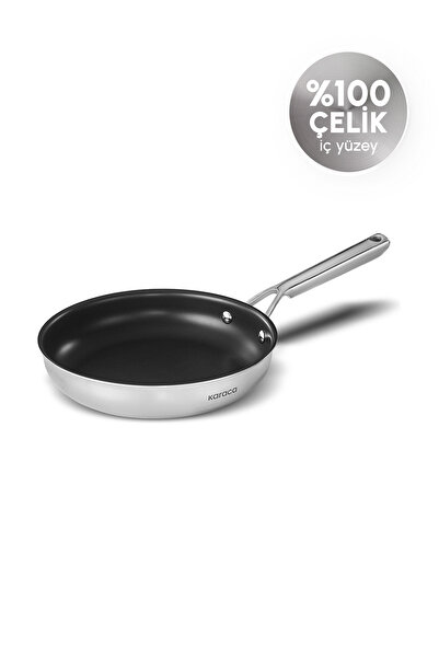 Karaca Plasma Steel 316+ 3Ply Fireproof Non-Stick Steel Pan 28 cm