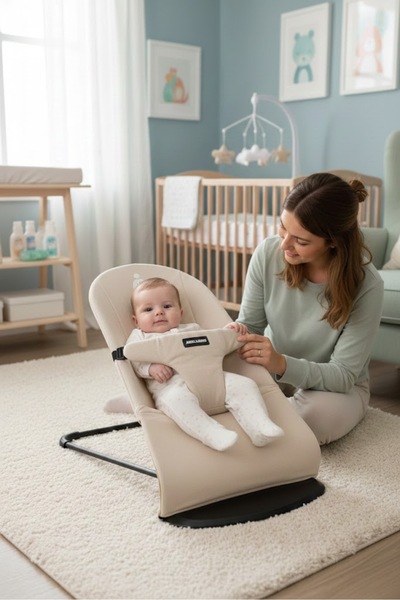 Wellgro 3 Kademeli Yaylanan Ana Kucağı Krem