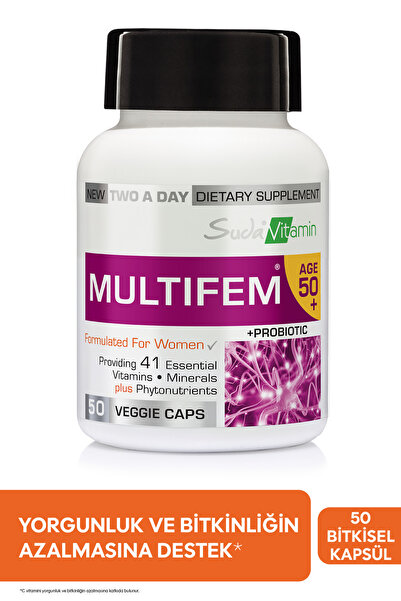 Suda Vitamin Multifem 50 50 Kapsül