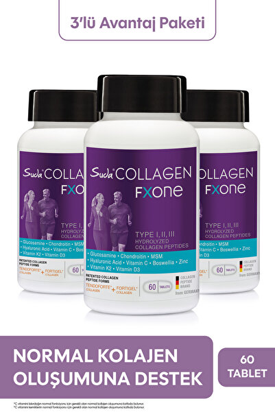 Suda Collagen Fxone Tip I-ıı-ııı Collagen 60 Tablet 3 Adet