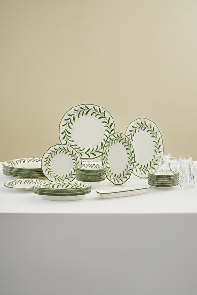 Karaca Oliva 32 Parça 6 Kişilik Kahvaltı Takımı