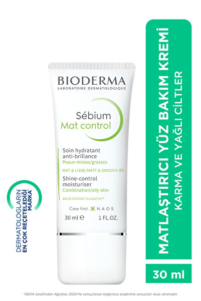Bioderma Sebium Mat Control Matlaştırıcı Yüz Bakım Kremi 30 ml