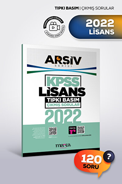 Marka Yayınları 2022 KPSS Lisans Tıpkı Basım Çıkmış Sorular | Arşiv Serisi