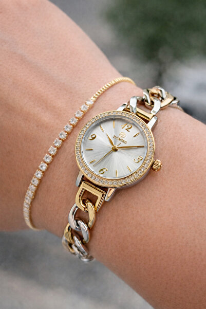 Homies ساعة يد نسائية أصلية مع صندوق هدايا وسوار هدية HM5836F73873