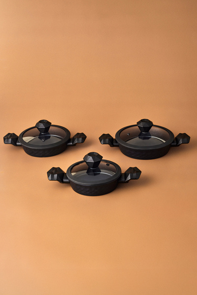 Karaca Αντιβακτηριδιακή λαβή BioDiamond Σετ Sahan 6 τεμαχίων με επαγωγική βάση