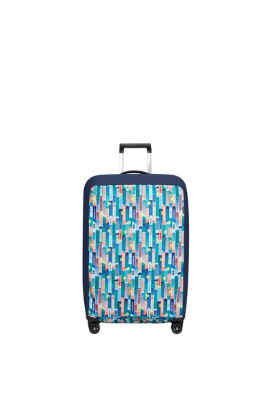 Samsonite Lacivert Desenli Ta Revolution Valiz Kılıfı (L)