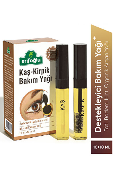Arifoğlu Kaş Kirpik Bakım Yağı 20 ml Organik Argan Yağlı & Doğal E Vitaminli