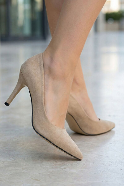 SOHO Klassische Damenschuhe mit Absatz aus Wildleder – Zehn 19550