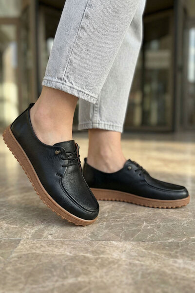 SOHO Black Women's Loafer Shoes 21319