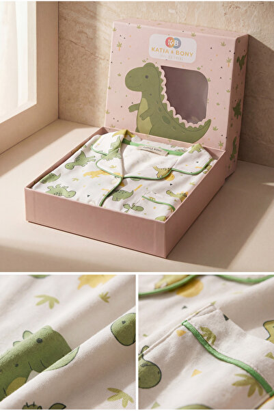 Katia&Bony Σετ πιτζάμες με σχέδιο δεινοσαύρων για αγόρια