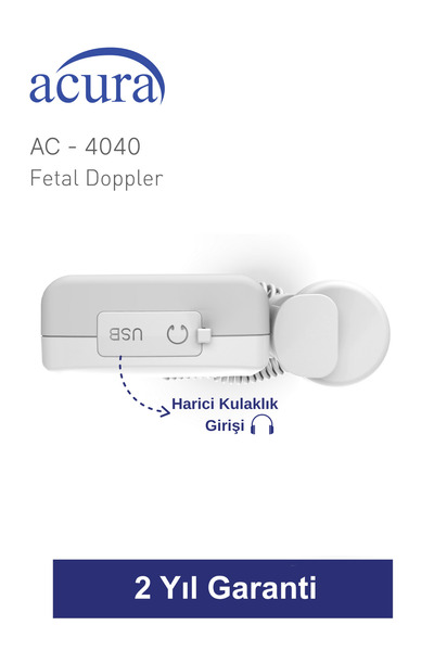 Acura Fetal Doppler Nabız Dinleme Cihazı