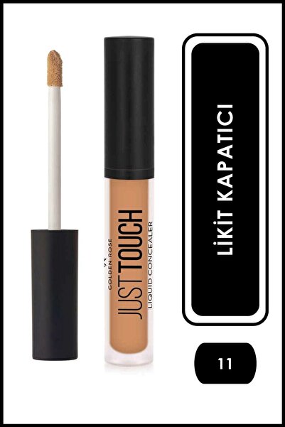 Golden Rose Just Touch Liquid Concealer 11 Vitamin E ve Niacinamide İçeren Li...