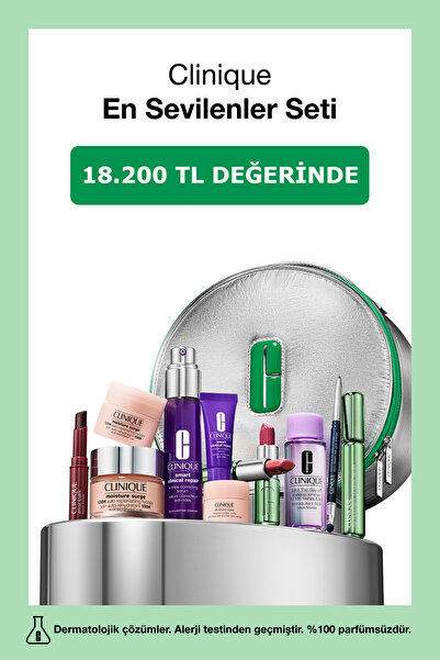 Clinique En Sevilenler Seti | 11 Ürünlü & Hediye Seyahat Boy Çantalı İkonik Set