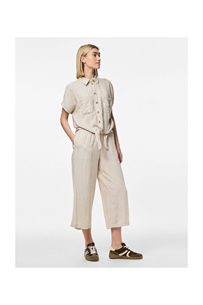 PIECES Brezové dámske/dievčenské nohavice