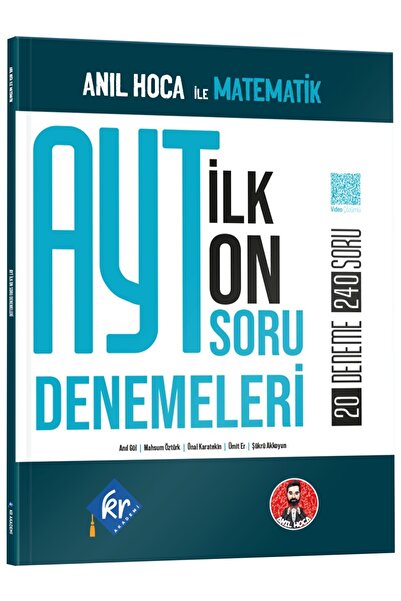 KR Akademi Yayınları Anıl Hoca İle Matematik AYT İlk 10 Soru Denemeleri
